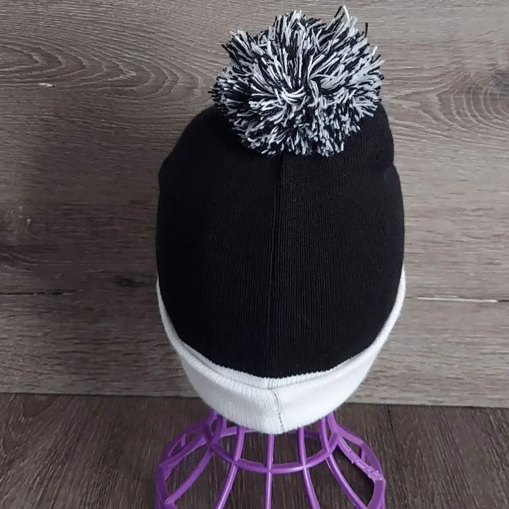 BT21 Black and White Pom Beanie
